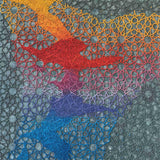 The Rainbow Mixed Media Painting - Contemporary Islamic Art By Farnaz Faridfar