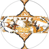 1001 Nights Decorative Round Mirror - Wall Mounted Painted Mirrors in Metal Frame in Dubai