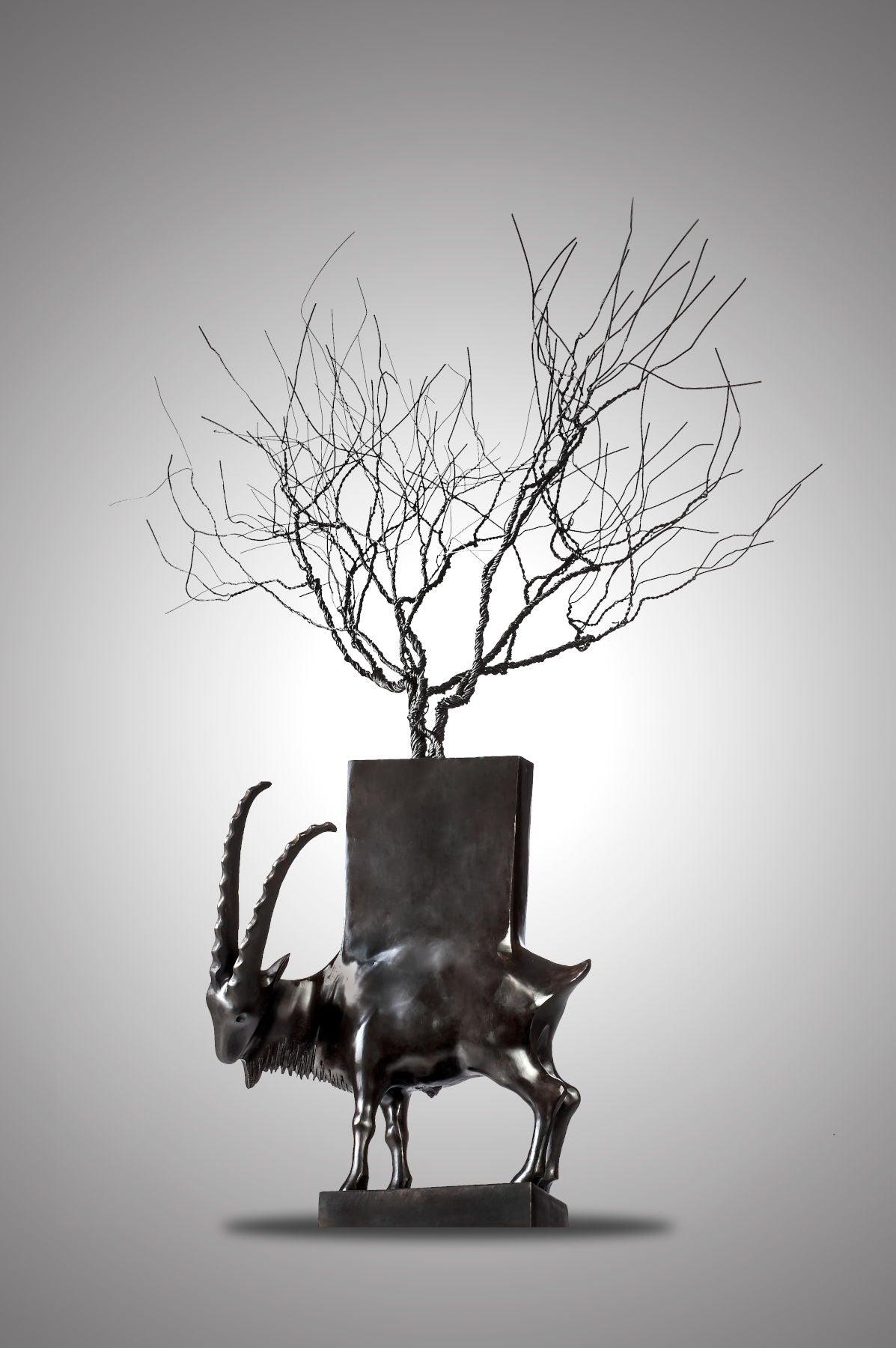 Tree of Life Bronze Sculpture - Contemporary Statues By Keivan Beiranvand in Dubai
