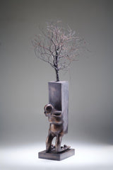 Tree of Life Bronze Sculpture - Contemporary Statues By Keivan Beiranvand in Dubai