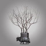 Tree of Life Bronze Sculpture - Contemporary Statues By Keivan Beiranvand in Dubai