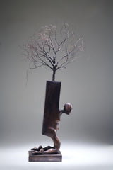 Tree of Life Bronze Sculpture - Contemporary Statues By Keivan Beiranvand in Dubai