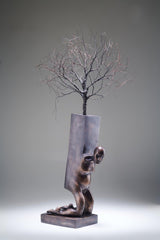 Tree of Life Bronze Sculpture - Contemporary Statues By Keivan Beiranvand in Dubai