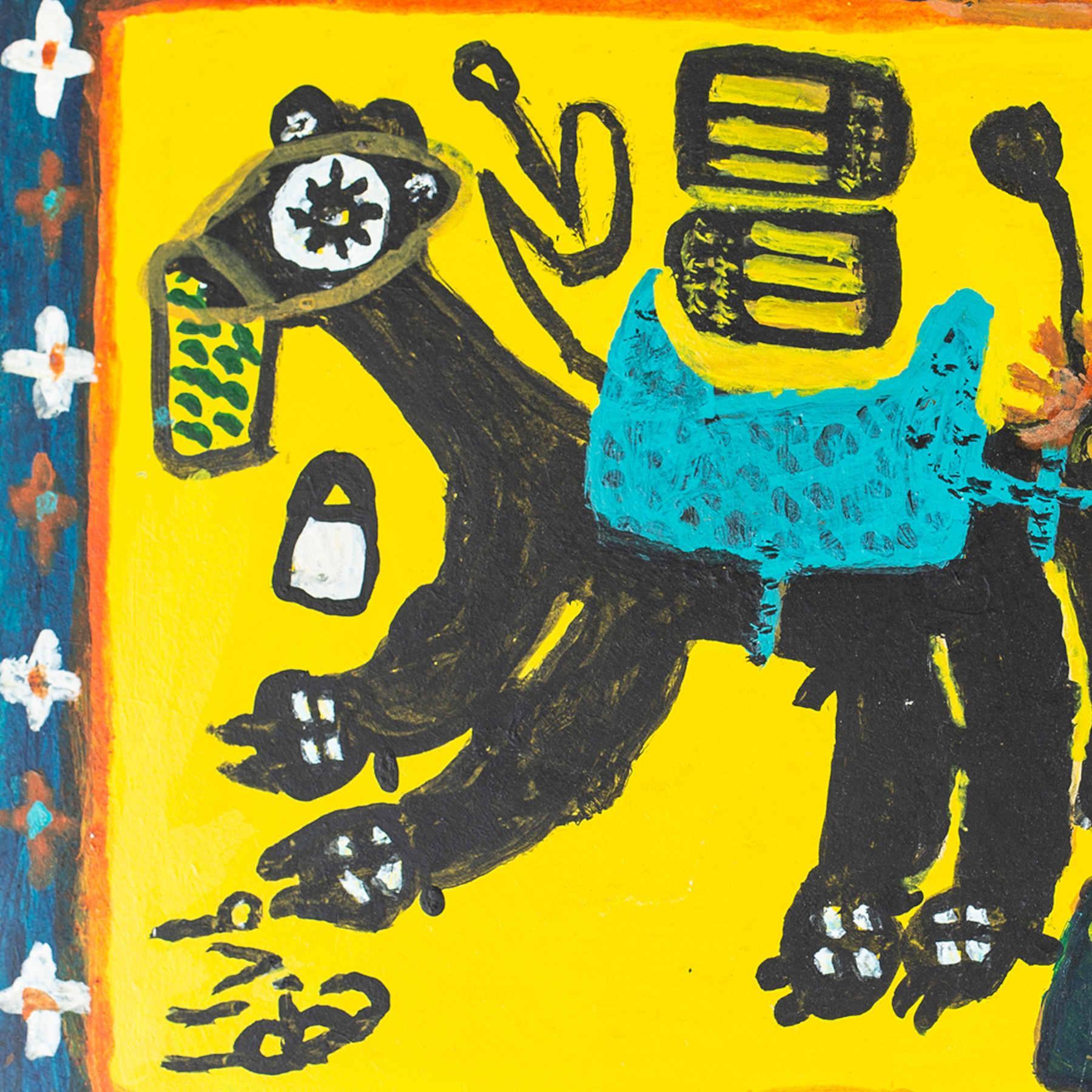 Acrylic on Wood Painting By Naneh Hassan Dubai