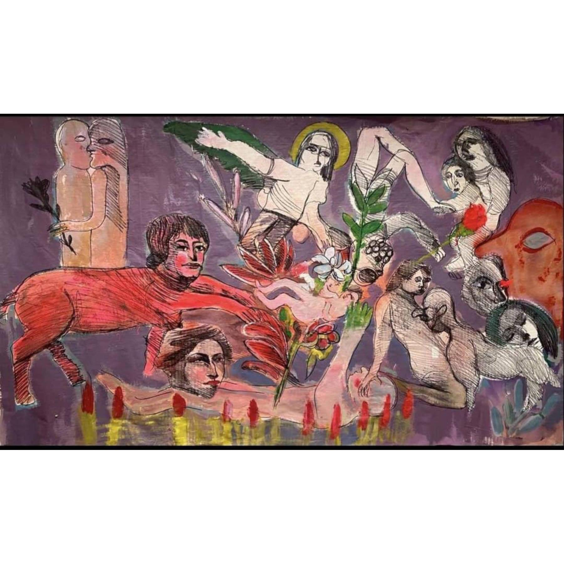 Mixed Media On Canvas - Contemporary Visual Arts By Shahram Karimi Dubai