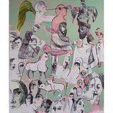 Mixed Media On Canvas - Contemporary Visual Arts By Shahram Karimi Dubai