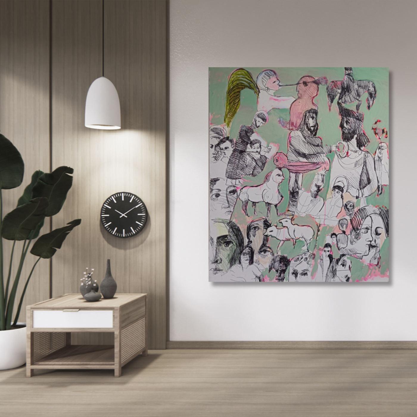 Mixed Media On Canvas - Contemporary Visual Arts By Shahram Karimi Dubai