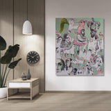 Mixed Media On Canvas - Contemporary Visual Arts By Shahram Karimi Dubai