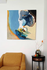 Mixed Media on Canvas Paintings By Contemporary Artist Narges Maleki in Dubai