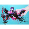Mixed Media Painting - Acrylic & Ink on Canvas Art By Narges Maleki