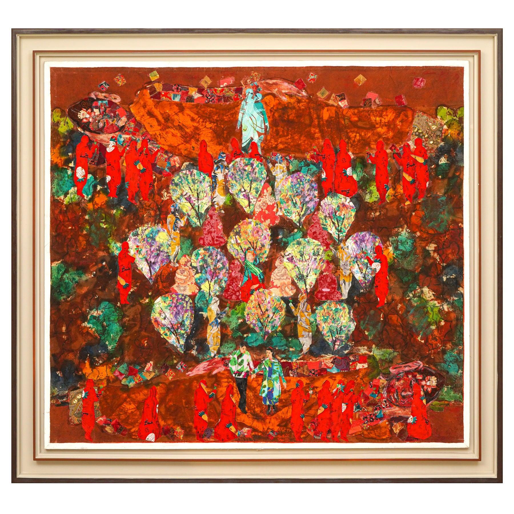 Mixed Media Painting - Persian Miniature Art By Aneh Mohammad Tatari Dubai