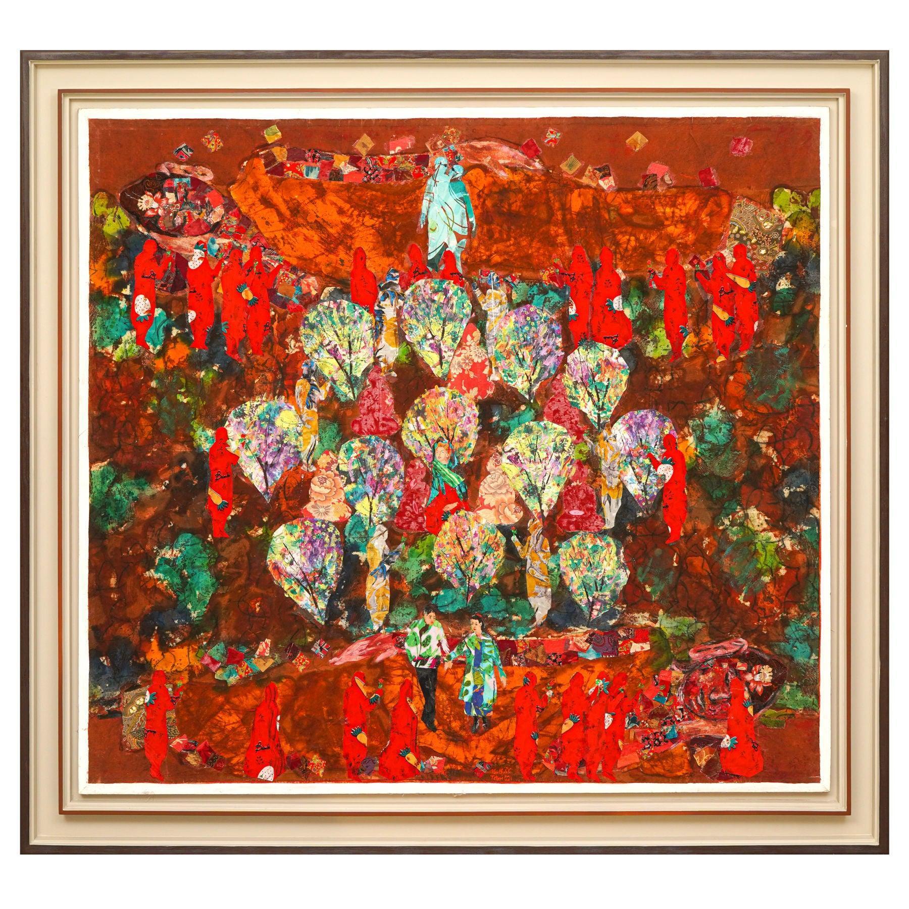 Mixed Media Painting - Persian Miniature Art By Aneh Mohammad Tatari Dubai