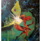 Mixed Media on Canvas Paintings By Contemporary Artist Narges Maleki in Dubai