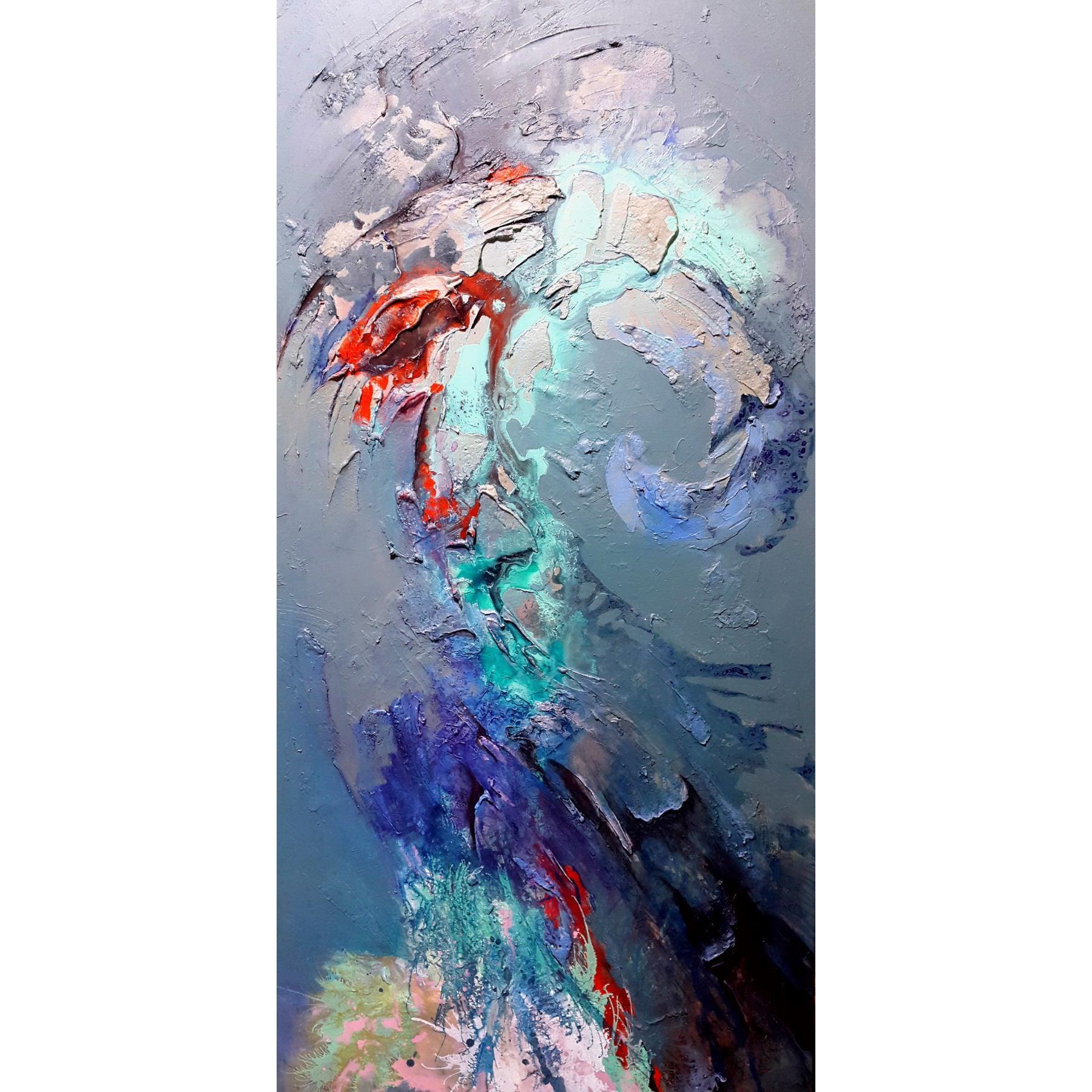 Mixed Media on Canvas Paintings By Contemporary Artist Narges Maleki in Dubai