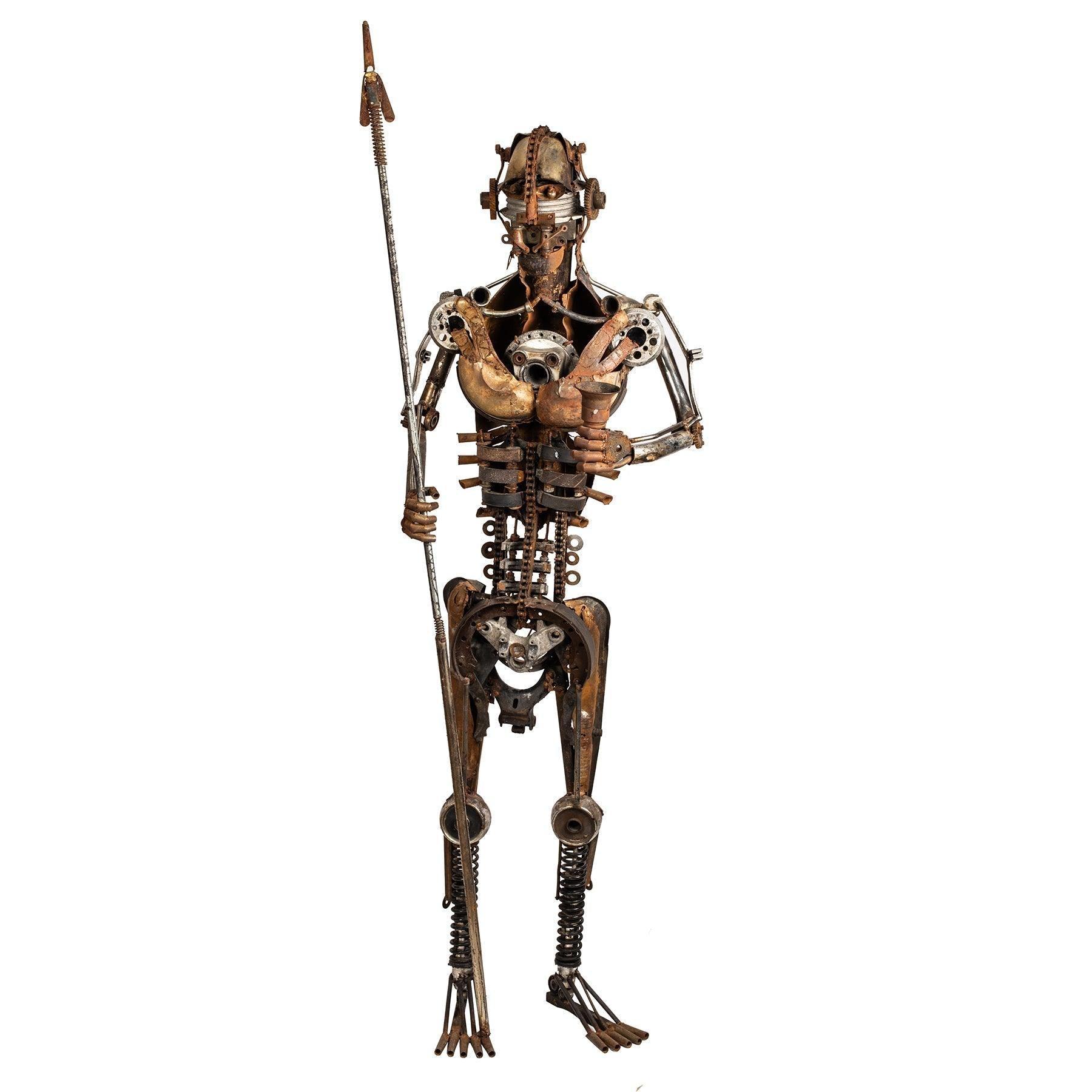 Recycled Metal Sculpture, Contemporary Scrap Metal Statues & Artworks