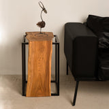 Wood & Metal Side Table - Modern Designer Furniture & Decor in Dubai