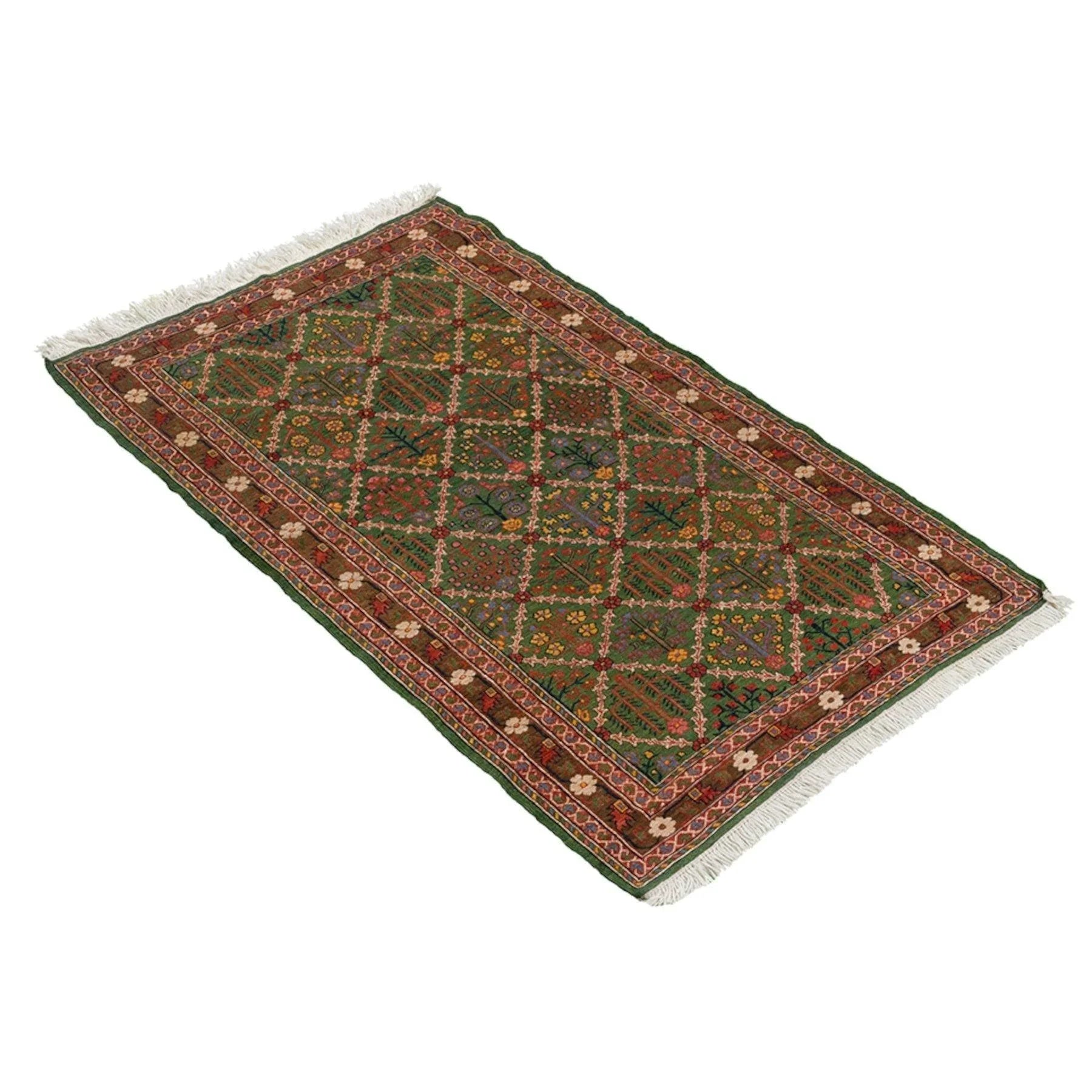 Yaahi Soumak Persian Carpet Wool 102x170 - Authentic Nomadic Rugs & Kilims in Dubai