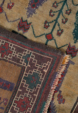 Beige Zabol Cypress Tree Carpet - Authentic Oriental Wool Persian Rugs in Dubai