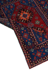 Blue Zabol Medallion Persian Carpet - Authentic Oriental Wool Rugs in Dubai