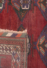 Red Zabol Nomadic Persian Carpet - Authentic Oriental Wool Rugs in Dubai