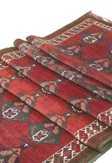 Red Zabol Nomadic Persian Carpet - Authentic Oriental Wool Rugs in Dubai
