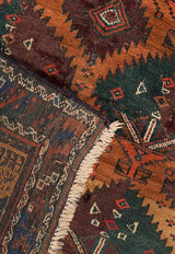 Copper Zabol Nomadic Persian Carpet - Authentic Oriental Wool Persian Rugs in Dubai