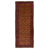 Copper Zabol Nomadic Persian Carpet 142x369 - Authentic Oriental Wool Rugs in Dubai