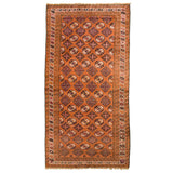 Zabol Turkman Persian Carpet 112x220 - Authentic Oriental Wool Rugs in Dubai