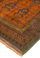 Orange Zabol Vase Persian Carpet - Authentic Oriental Wool Nomadic Rugs in Dubai