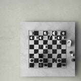 METIS Marble Chessboard Black & White