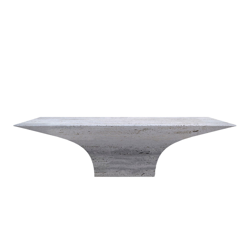 Rectangular Travertine Table - Italian Travertine Designer Furniture