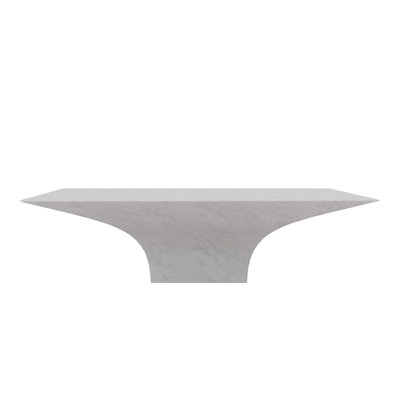 White Carrara Marble Table - Modern Italian Marble Designer Furniture