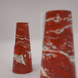 ELARA Rosso Francia Marble Vase