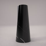 Black Marquina Marble Vase - Italian Designer Travertine Furniture & Decor