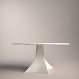 Round Carrara Marble Table, Modern Italian Marble Designer Tables & Decor