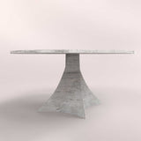 Round Travertine Table - Modern Italian Marble Designer Furniture