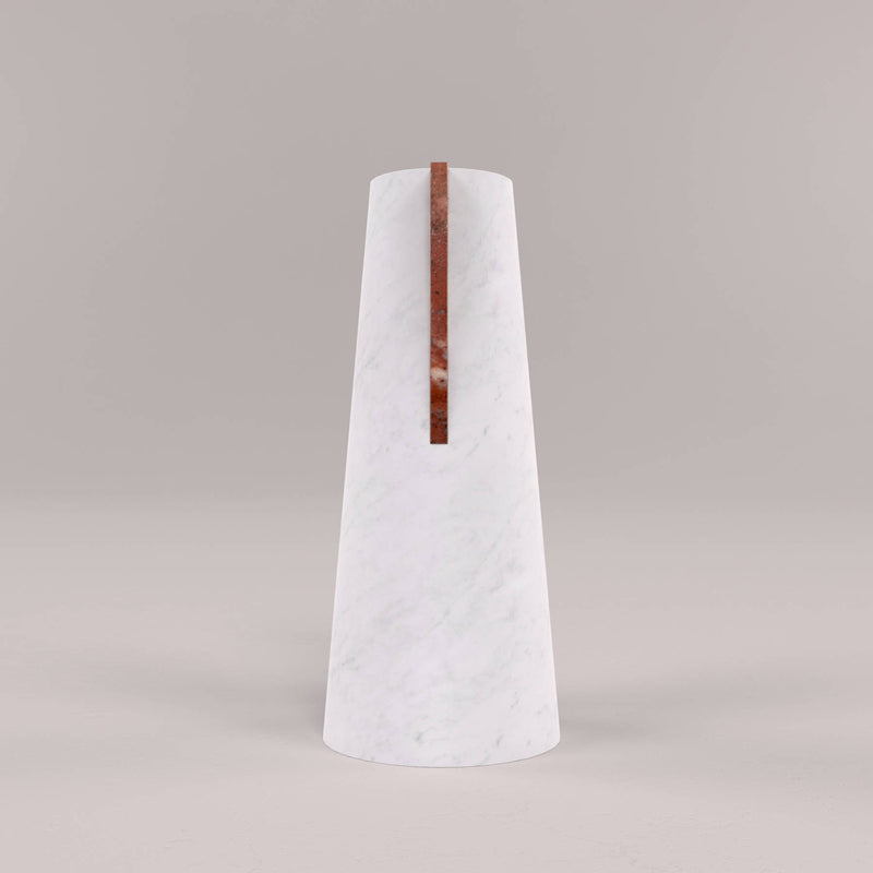 Carrara Marble Vase, Modern Italian Marble Designer Furniture & Decor