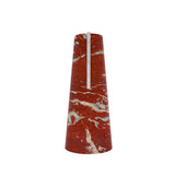 Rosso Francia Marble Vase - Red Marble Italian Designer Furniture & Decor