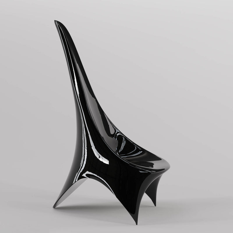 NYX Lounge Chair Black - Collectible Designer Furniture & Decor in Dubai