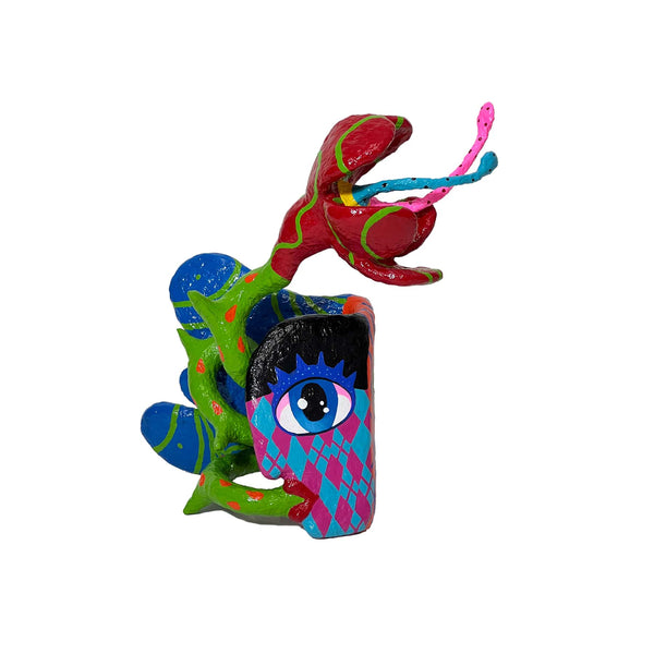 Colorful Folk Art Paper Mache Sculpture By Najva Erfani in Dubai