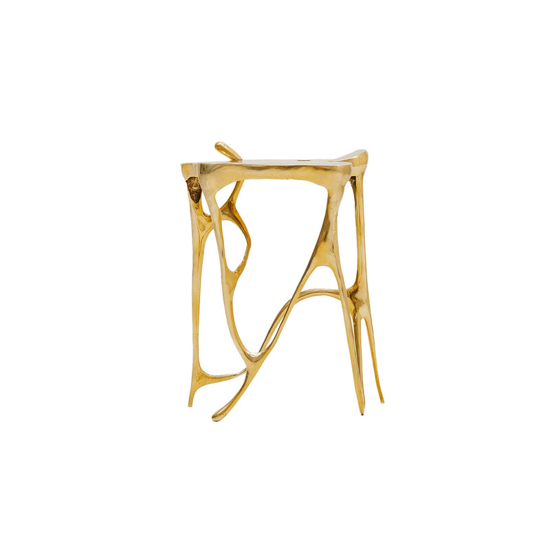 INK Golden Brass Side Table, Designer Furniture in Dubai