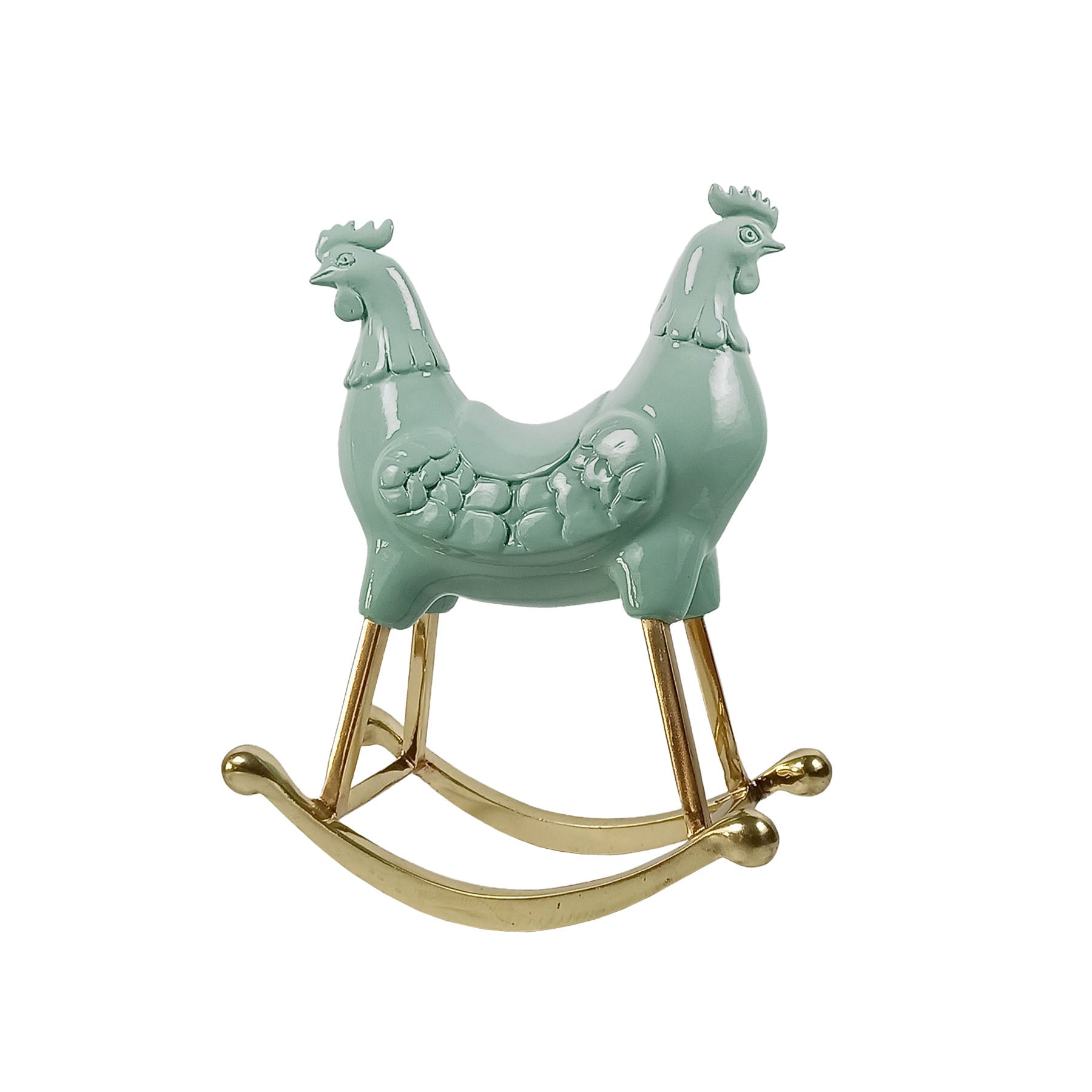 Rocking Rooster Sculpture, Collectible Art By Sara Rahanjam Dubai