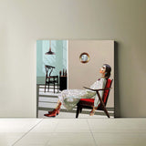 Calligraphic Acrylic on Canvas Painting By Solmaz Tohidloo in Dubai