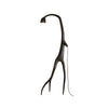 Black Contemporary Floor Lamp - Organic Bionic Design