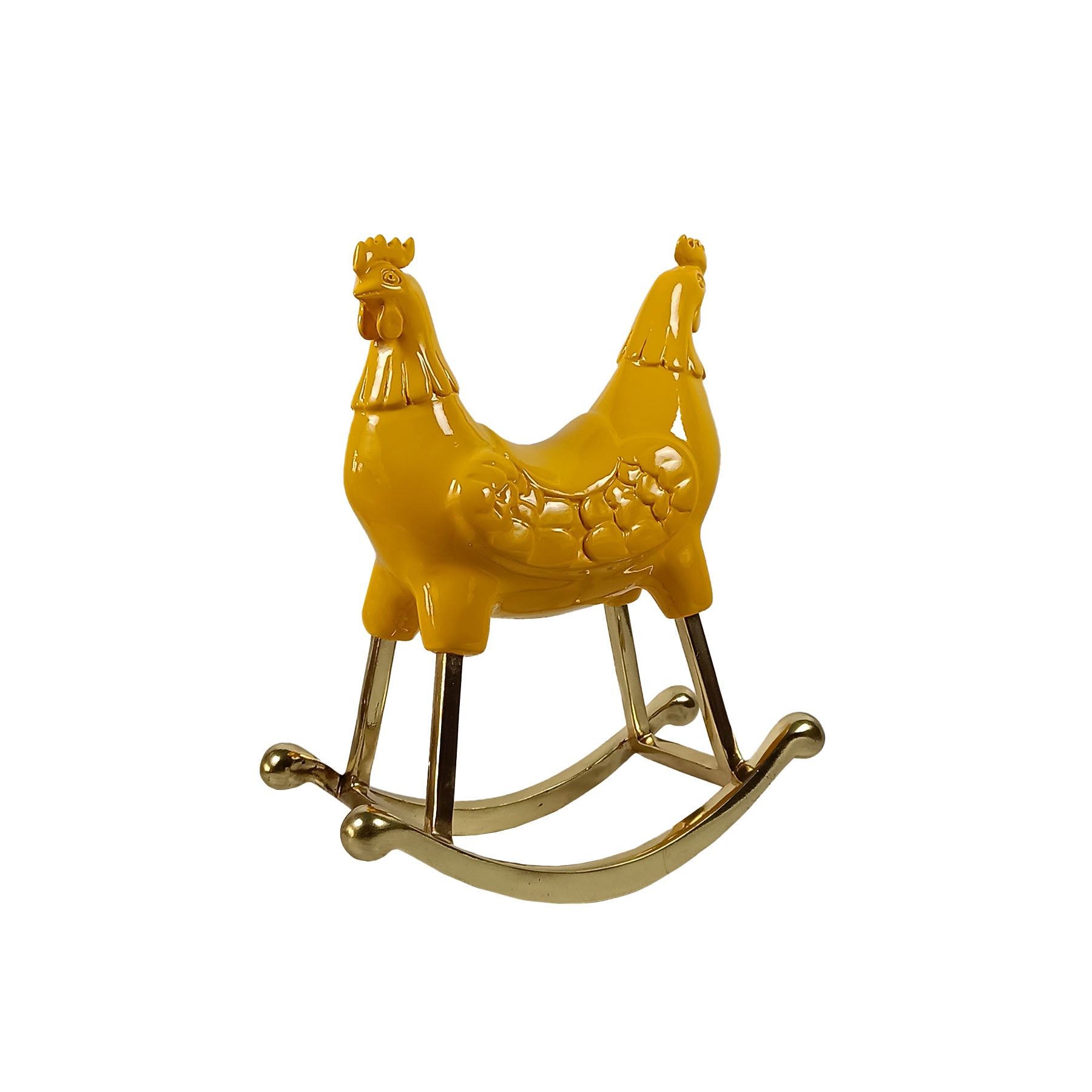 Rocking Rooster Sculpture, Collectible Art By Sara Rahanjam Dubai
