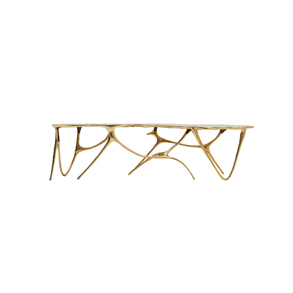 Ink Brass Top Bench, Designer Furnitur in Dubai
