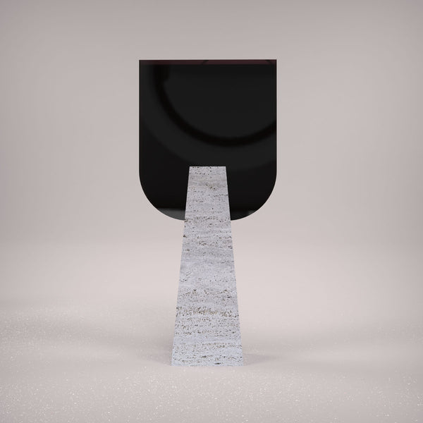 Travertine Table Mirror - Italian Designer Furniture & Decor in Dubai