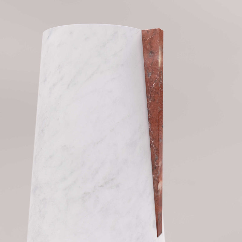 Carrara Marble Vase, Modern Italian Marble Designer Furniture & Decor