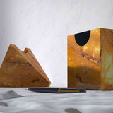 Giallo Siena Marble Jewelry Chest - Italian Designer Furniture & Decor