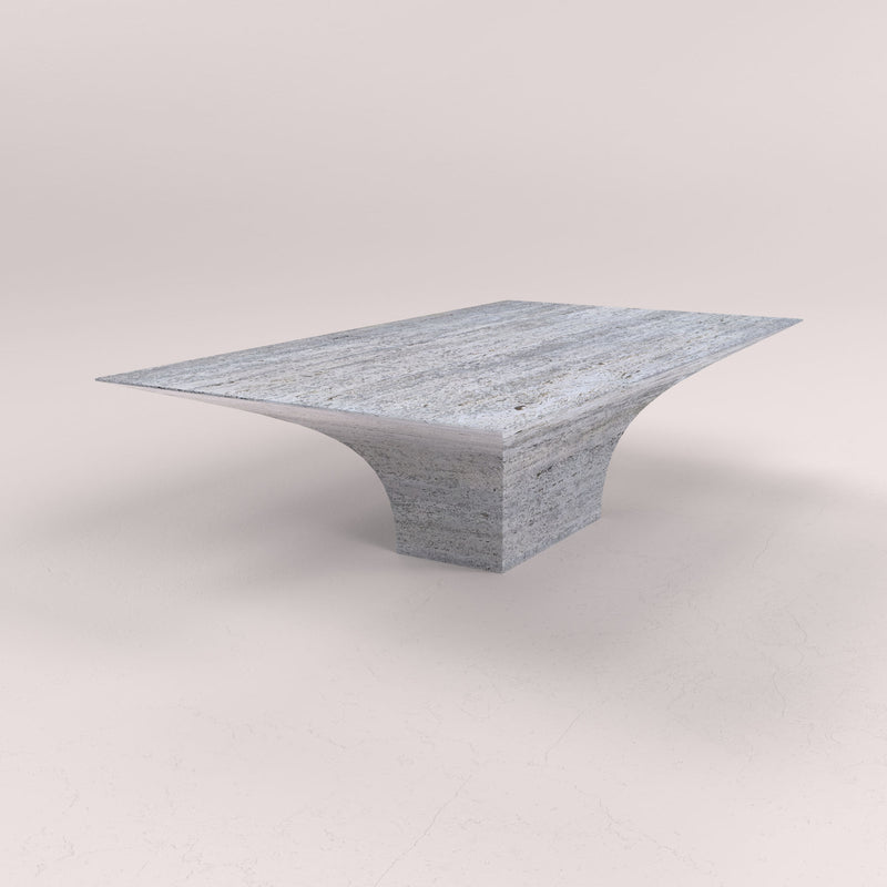 Rectangular Travertine Table - Italian Travertine Designer Furniture